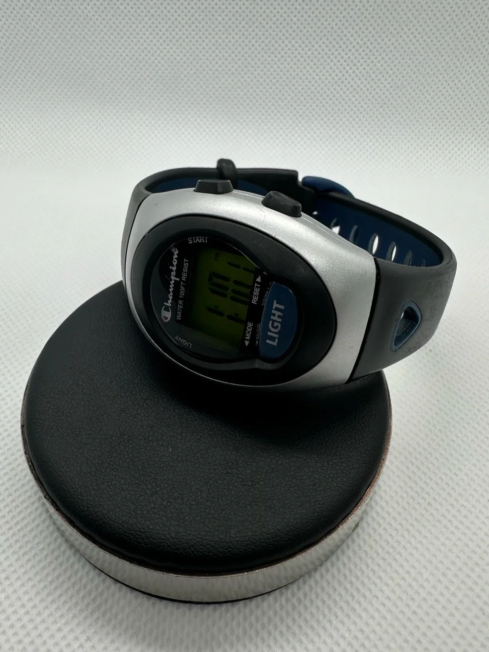 Vintage Champion Digital Multifunction Sports Watch, Silicone Strap, Running